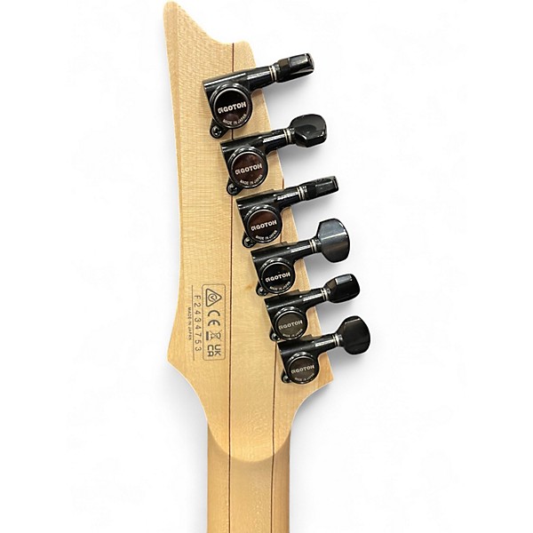 Used Ibanez RG550 Genesis Series  Black Solid Body Electric Guitar