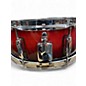 Used Pearl 14in Export Snare 14x5.5 Red to Black Fade Drum