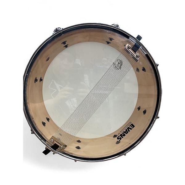 Used Pearl 14in Export Snare 14x5.5 Red to Black Fade Drum