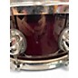 Used Premier 14in GENISTA 14X5.5 SNARE DRUM Maroon Drum