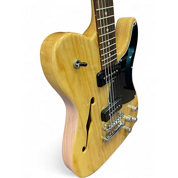 Used Fender JA90 Jim Adkins Thinline Telecaster Natural Hollow Body Electric Guitar