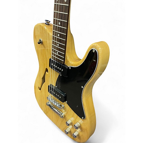 Used Fender JA90 Jim Adkins Thinline Telecaster Natural Hollow Body Electric Guitar