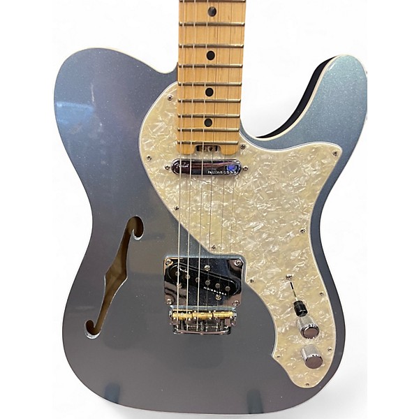 Used Fender American ULTRA Thinline Telecaster Pelham Blue Solid Body Electric Guitar