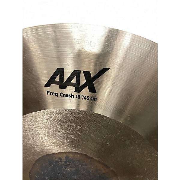 Used SABIAN 18in AAX Frequency Crash Cymbal