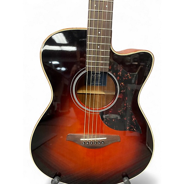 Used Yamaha AC1M RED BURST Acoustic Electric Guitar