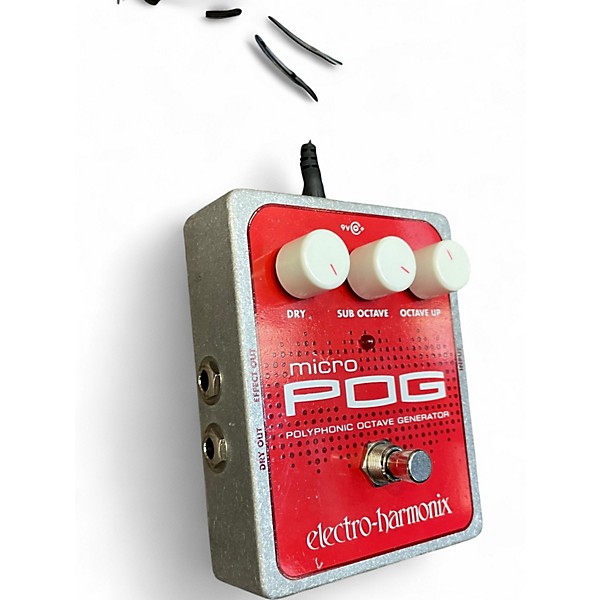 Used Electro-Harmonix Micro Pog Polyphonic Octave Generator Effect Pedal