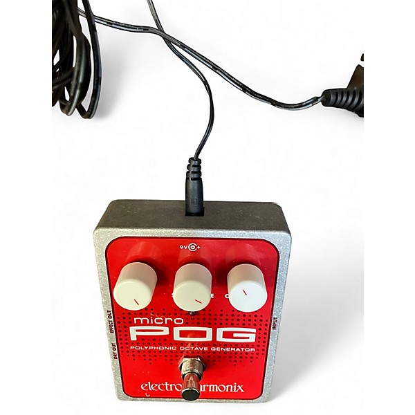 Used Electro-Harmonix Micro Pog Polyphonic Octave Generator Effect Pedal