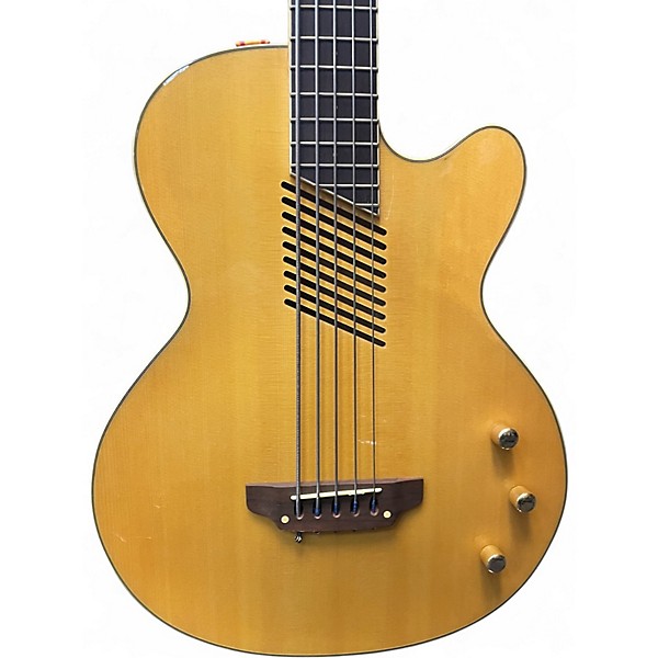 Used Washburn ab-45 Natural Electric Bass Guitar