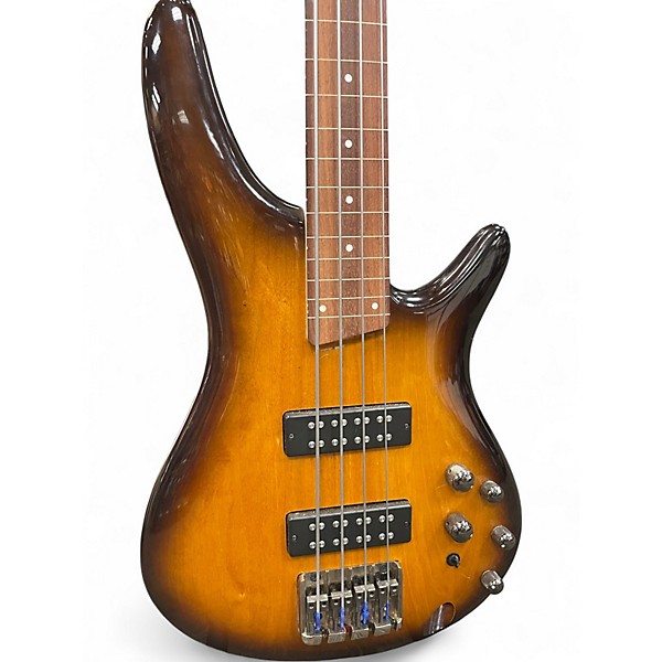 Used Ibanez SR370EF BROWN BURST Electric Bass Guitar