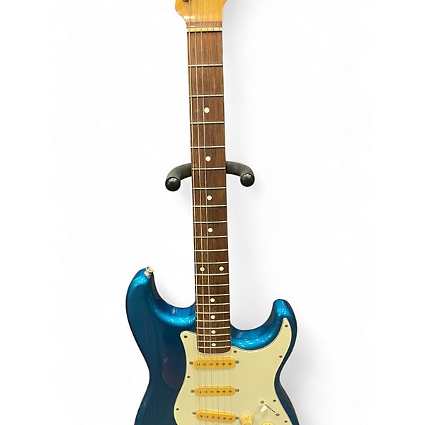 Used Squier MIJ Standard Stratocaster  Blue Solid Body Electric Guitar