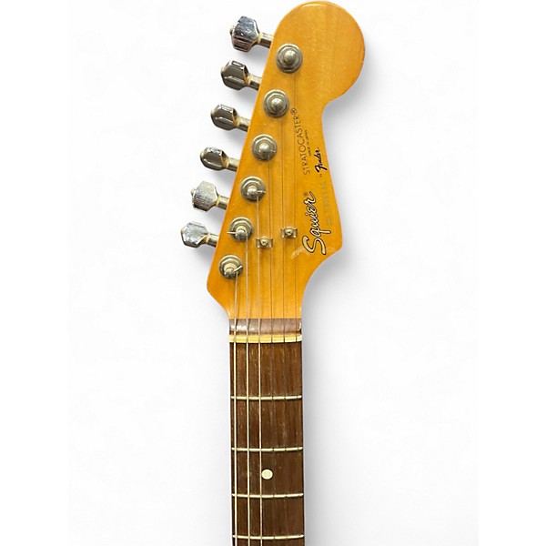 Used Squier MIJ Standard Stratocaster  Blue Solid Body Electric Guitar