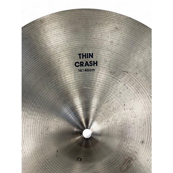 Used Zildjian 16in A Series Thin Crash Cymbal