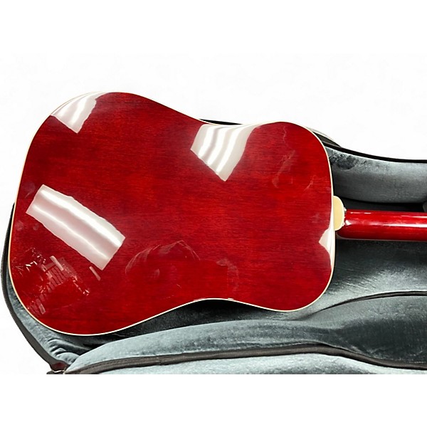 Used Guild D 140 3 Tone Sunburst Acoustic Guitar