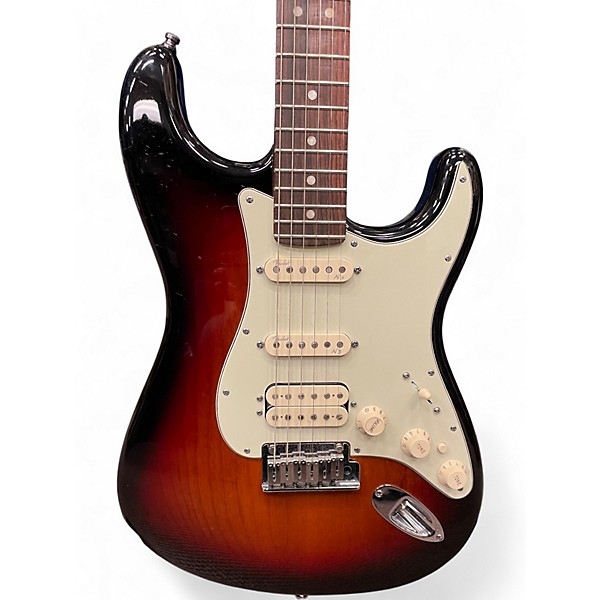 Used 2014 Fender American Deluxe Stratocaster Sunburst Solid Body Electric Guitar
