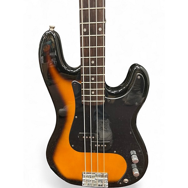 Used Silvertone SSLB-11 2 Color Sunburst Electric Bass Guitar