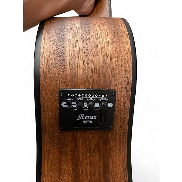 Used Ibanez AW54CE Mahogany Acoustic Electric Guitar