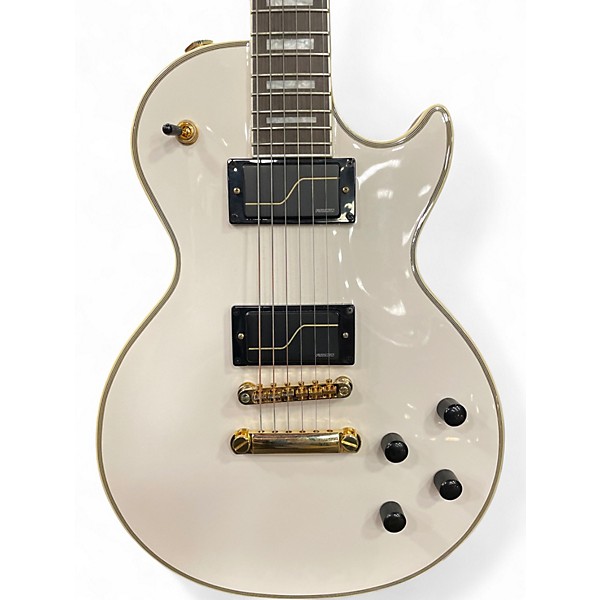 Used Epiphone Matt Heafy Les Paul Custom Bone White Solid Body Electric Guitar