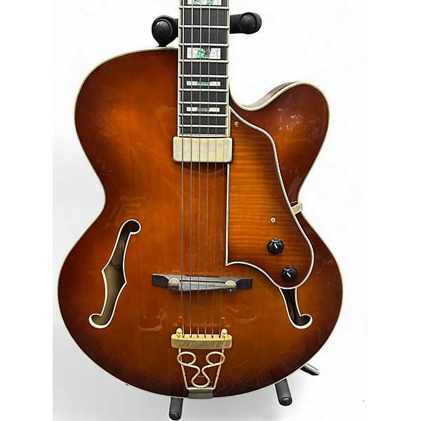 Used Ibanez AF151F VLS Violin Sunburst Hollow Body Electric Guitar