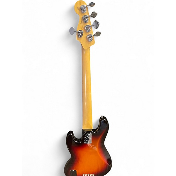 Used Fender American Deluxe Jazz Bass V 5 String Tobacco Sunburst Electric Bass Guitar