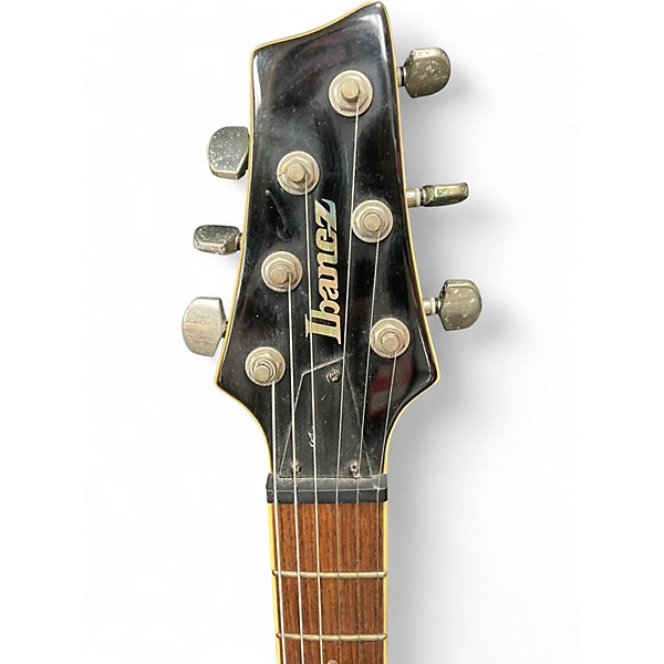 Used Ibanez PRESTIGE SZ MIK Amber Solid Body Electric Guitar