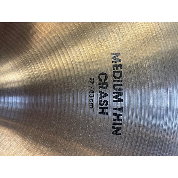 Used Zildjian 17in A Series Medium Thin Crash Cymbal