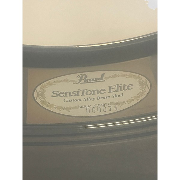 Used Pearl 14X5 Sensitone Elite Snare Black Nickle Drum