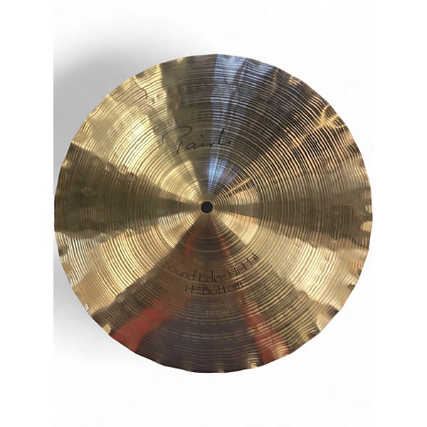 Used Paiste 14in Signature Sound Edge Hi Hat Pair Cymbal