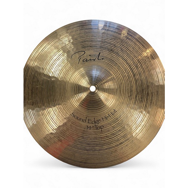 Used Paiste 14in Signature Sound Edge Hi Hat Pair Cymbal
