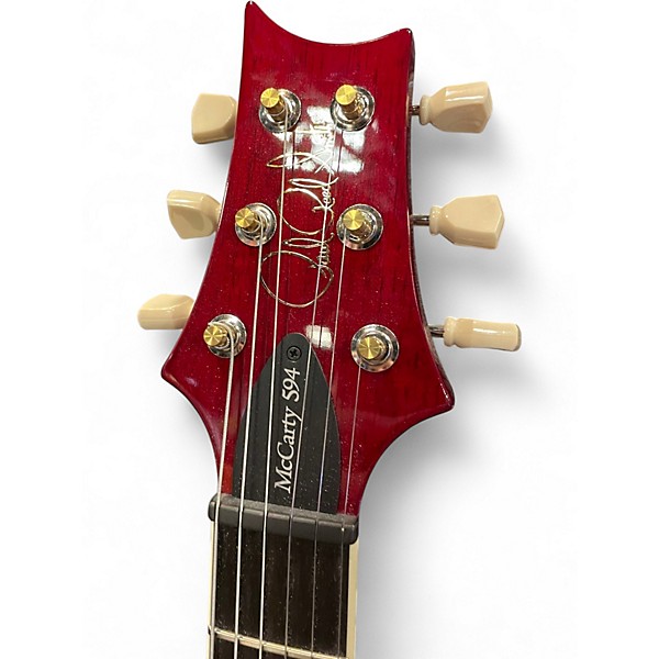 Used 2022 PRS S2 McCarty 594 Trans Crimson Red Solid Body Electric Guitar