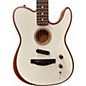 Used Fender Acoustasonic Player Telecaster Olympic White Acoustic Electric Guitar
