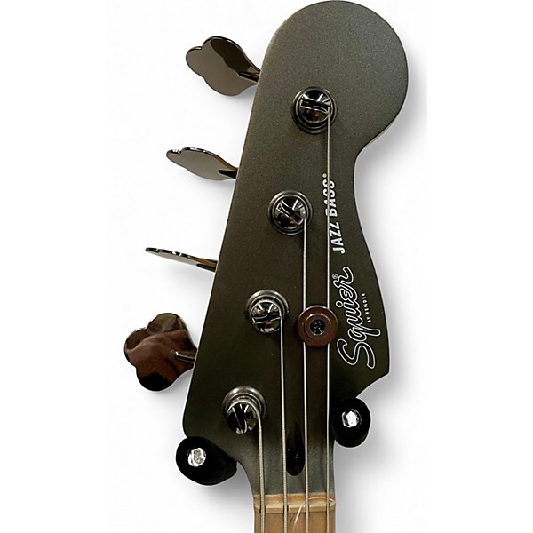 Used Squier Contemporary Jazz Bass Gray Electric Bass Guitar