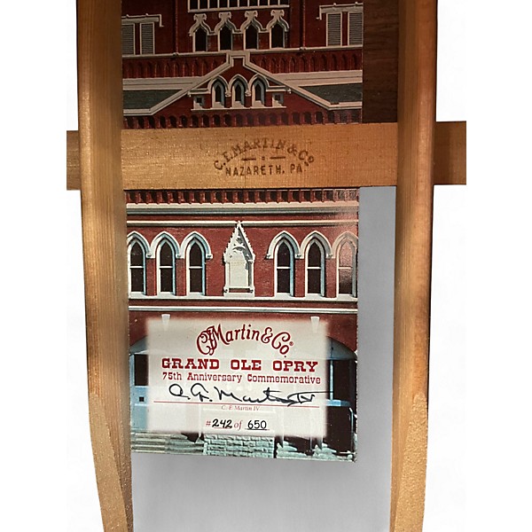 Used Martin Custom D28 Grand Ole Opry 75th Anniversary Natural Acoustic Guitar