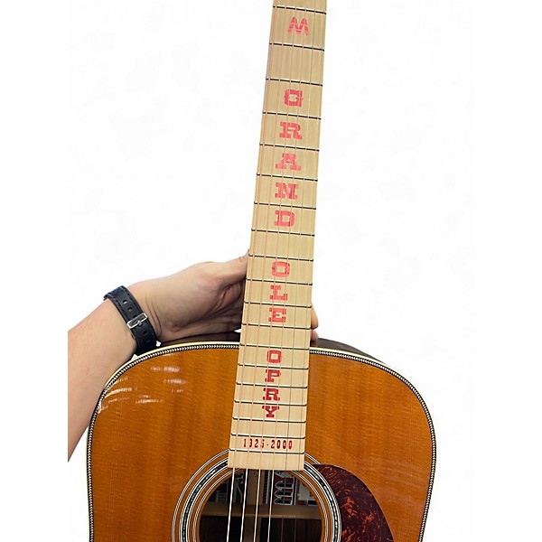Used Martin Custom D28 Grand Ole Opry 75th Anniversary Natural Acoustic Guitar