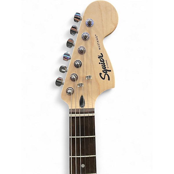 Used Squier Sonic Mustang yellow Solid Body Electric Guitar