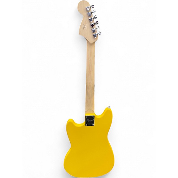 Used Squier Sonic Mustang yellow Solid Body Electric Guitar
