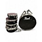 Used Pearl 5 Piece Rhythm Traveler Compact Black Drum Kit thumbnail