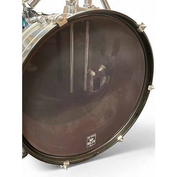 Used Pearl 5 Piece Rhythm Traveler Compact Black Drum Kit