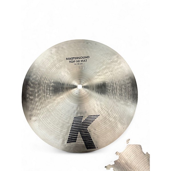 Used Zildjian 14in K Mastersound Hi Hats Pair Cymbal