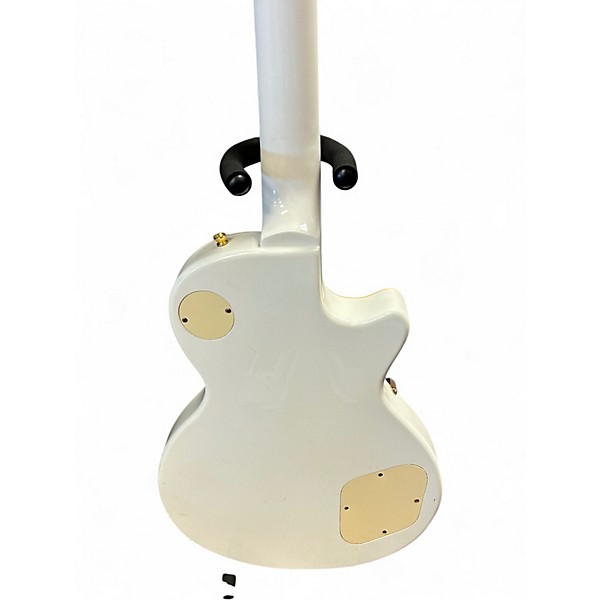 Used Agile Single Cut White Solid Body Electric Guitar