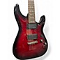 Used Schecter Guitar Research Demon 6 Black Cherry Solid Body Electric Guitar