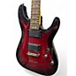 Used Schecter Guitar Research Demon 6 Black Cherry Solid Body Electric Guitar