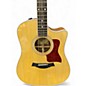 Used Taylor 410CE Natural Acoustic Electric Guitar