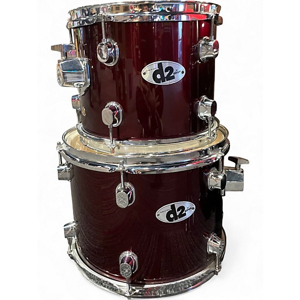 Used ddrum 5 Piece D2 Red Drum Kit