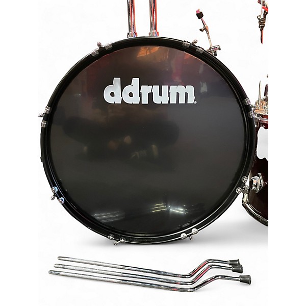 Used ddrum 5 Piece D2 Red Drum Kit