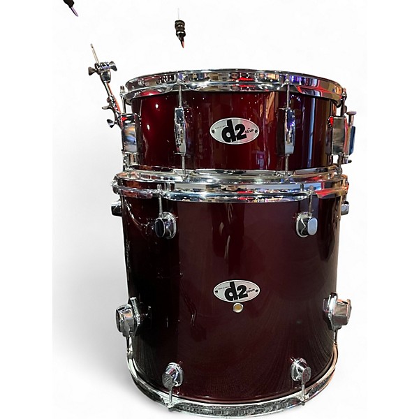 Used ddrum 5 Piece D2 Red Drum Kit