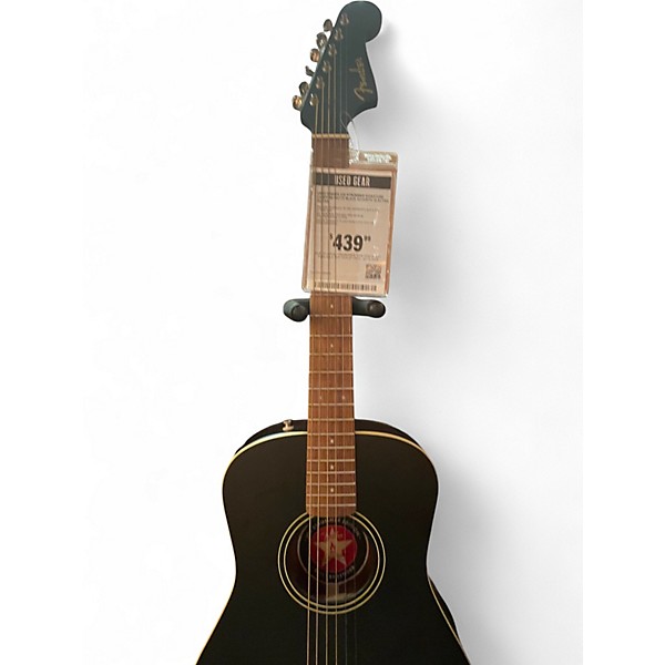 Used Fender JOE STRUMMER SIGNATURE CAMPFIRE MATTE BLACK Acoustic Electric Guitar