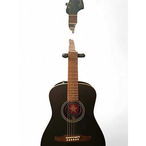 Used Fender JOE STRUMMER SIGNATURE CAMPFIRE MATTE BLACK Acoustic Electric Guitar