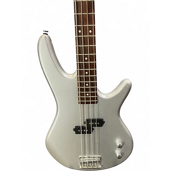 Used Ibanez GSR100 GIO Silver Electric Bass Guitar