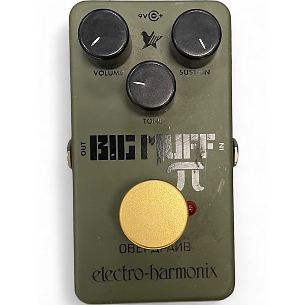 Used Electro-Harmonix Green Russian Big Muff Pi Fuzz Effect Pedal