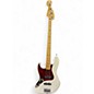 Used Fender Player Jazz Bass Left Handed Polar White Electric Bass Guitar thumbnail
